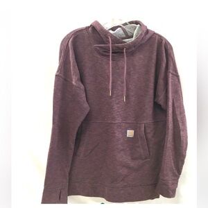 Carhartt size small hoodie relaxed fit in purple